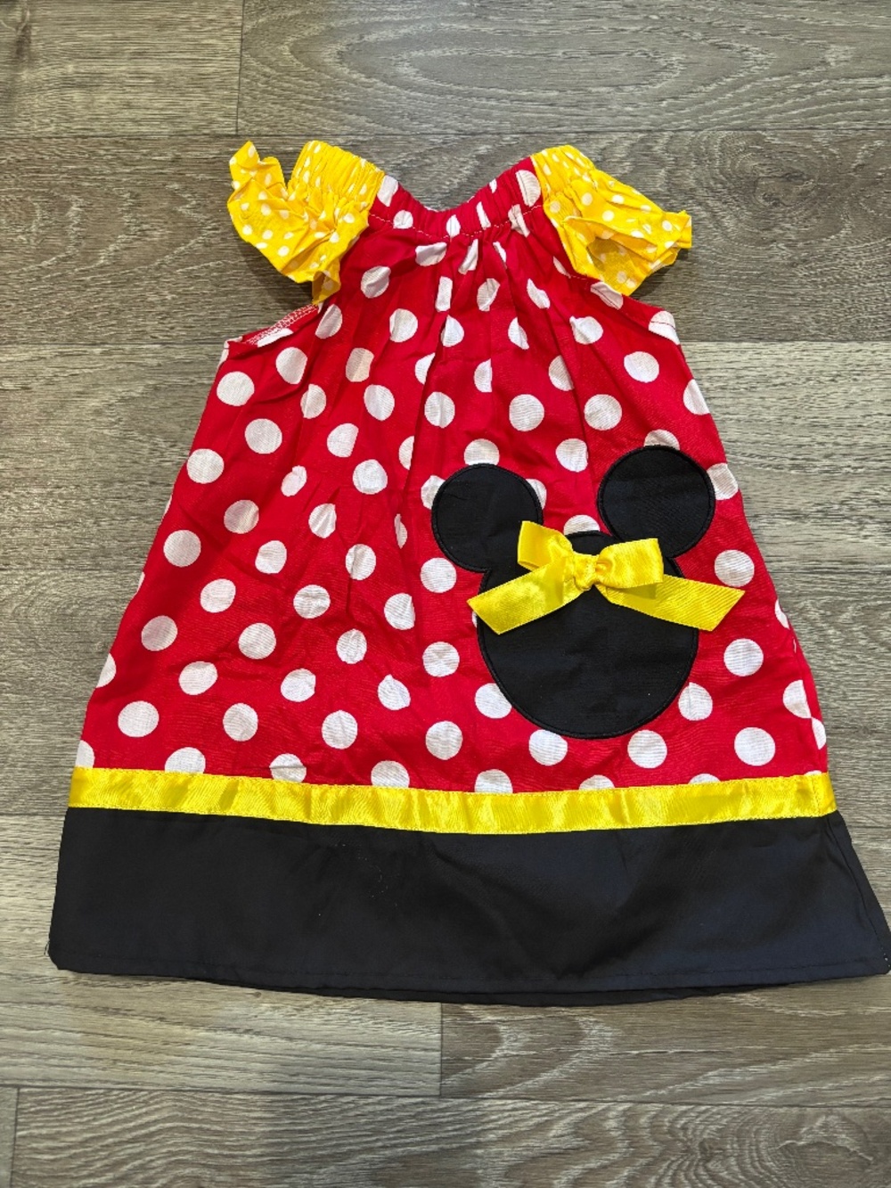 Minnie Mouse Boutique Shift Pillowcase Dress Toddler Medium 2-4T